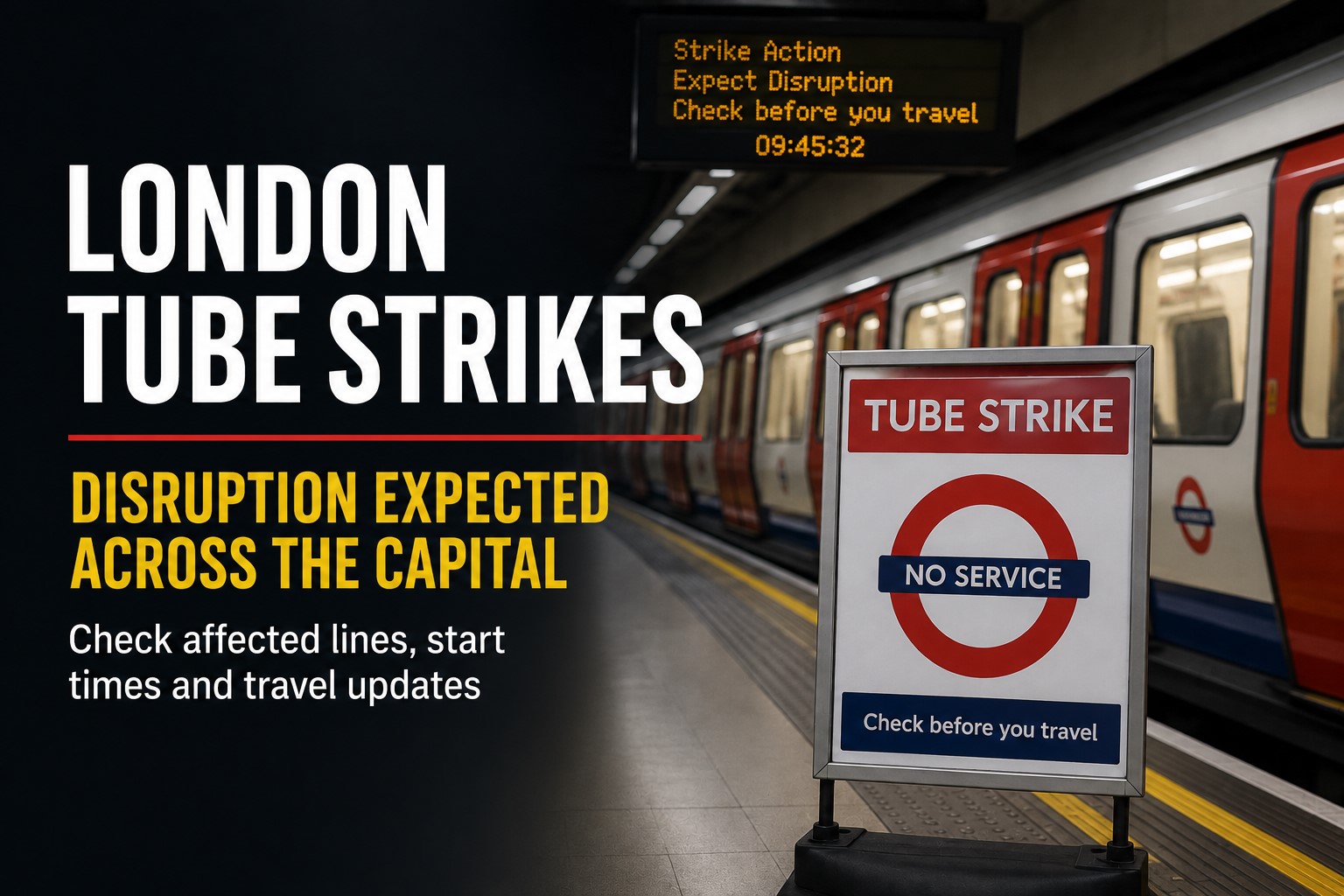 London Tube Strike Disruption Set to Impact Thousands of Commuters