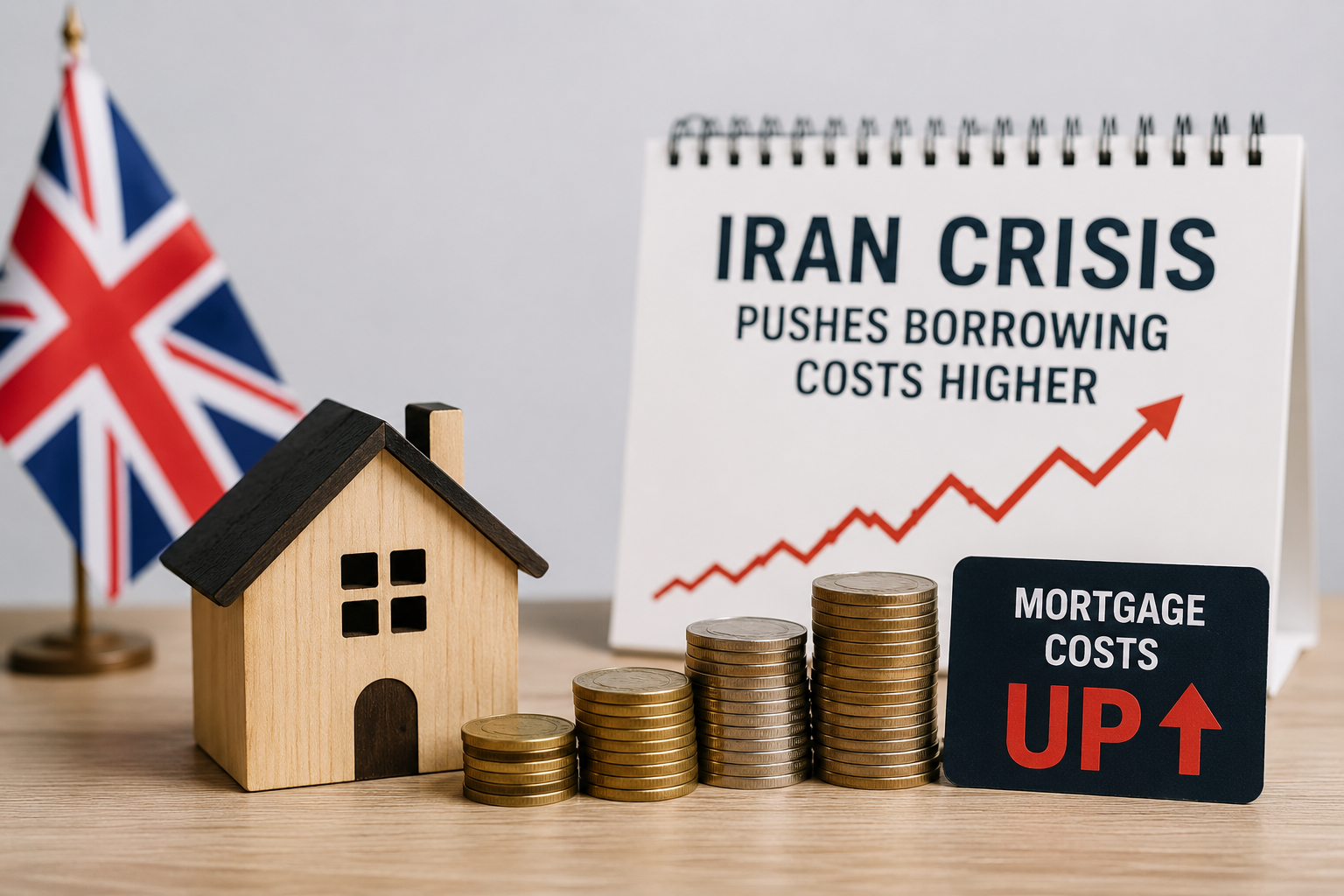 “UK Homeowners Could Face £3,000 Mortgage Hike as Iran Crisis Pushes Borrowing Costs Higher”