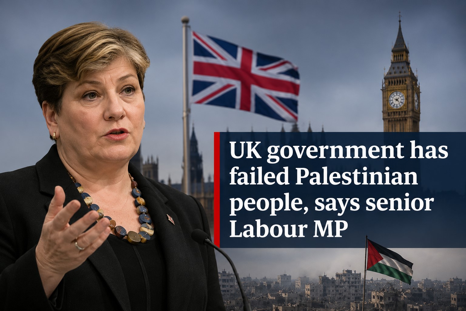 Senior Labour MP Criticises UK Response to Palestinian Crisis
