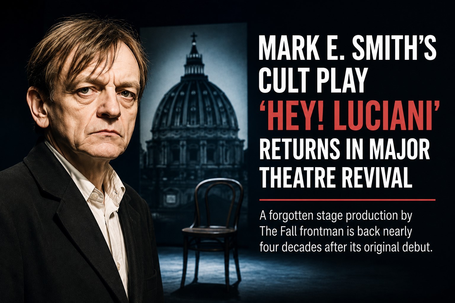 Cult Mark E. Smith Play Returns to the Stage Nearly Four Decades Later
