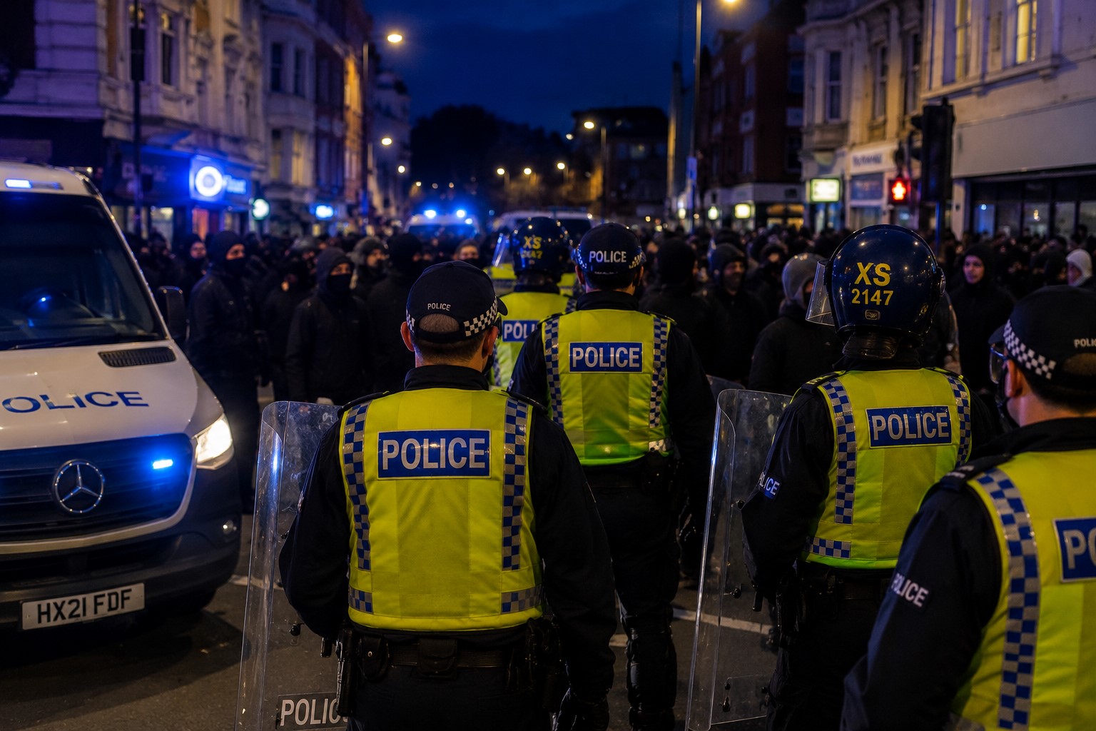 11 Police Officers Injured as Violent Southampton Protests Trigger Major Security Response