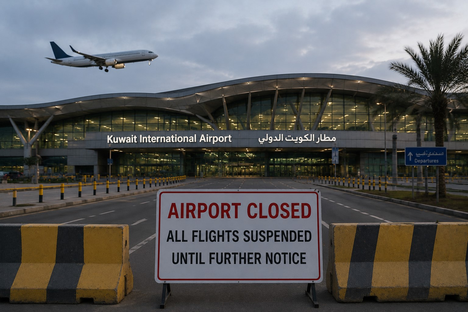 Kuwait Airport Suspends Operations Amid Regional Security Concerns