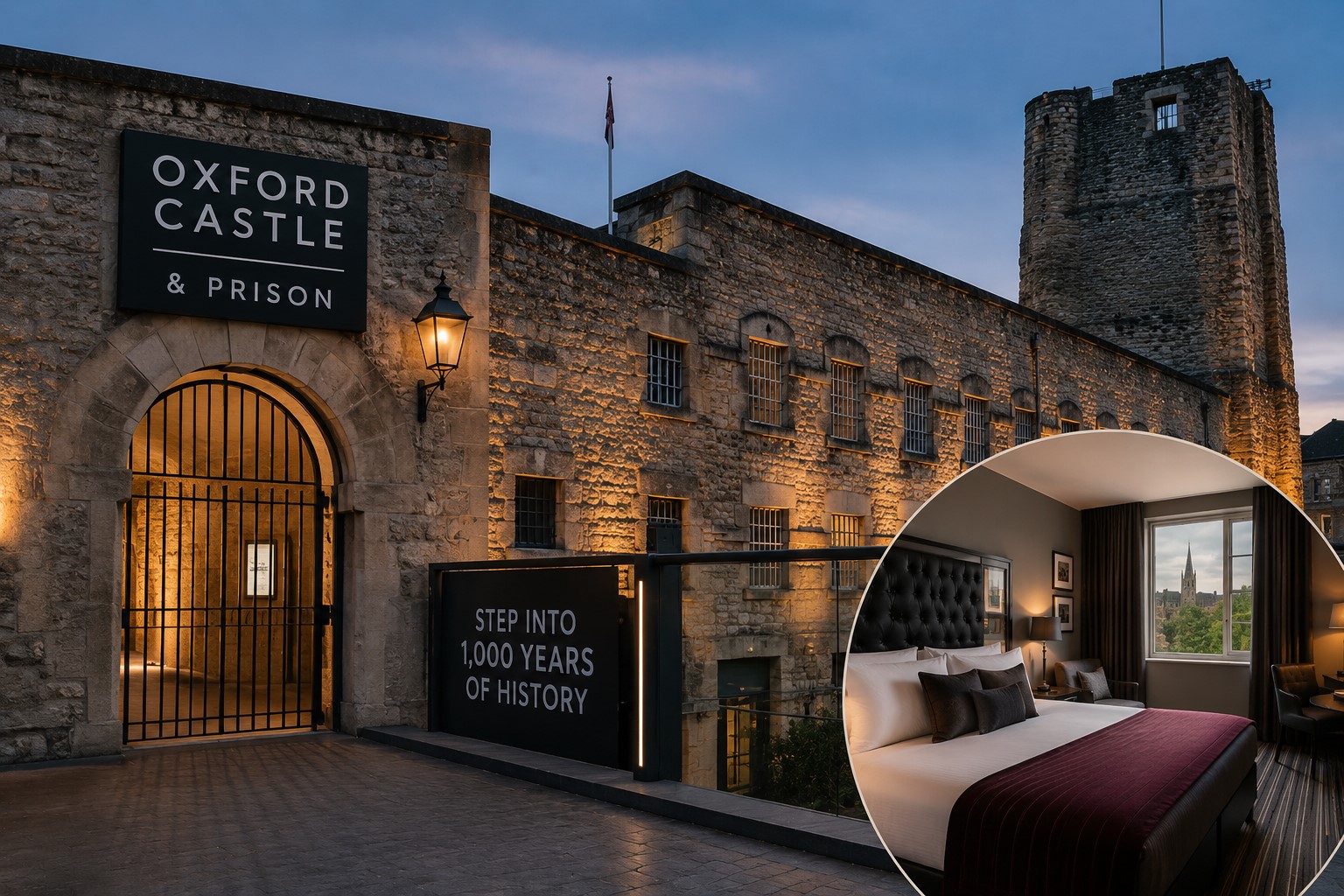 Win an Unforgettable Overnight Stay Inside Oxford’s Historic Prison Walls