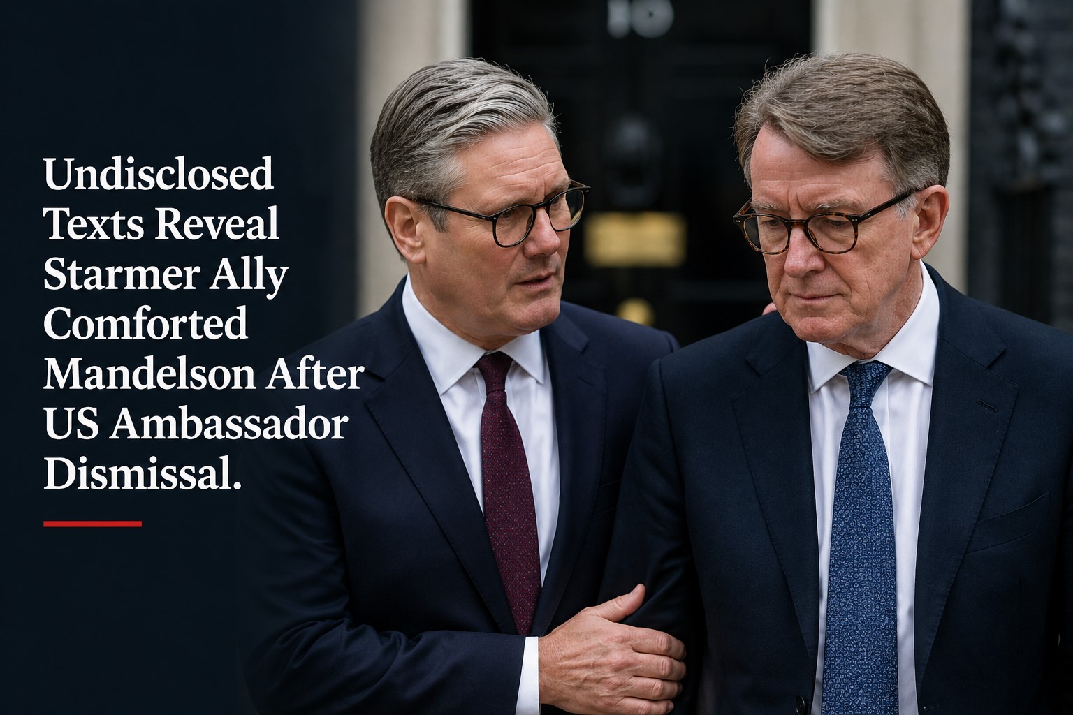 Undisclosed Texts Reveal Starmer Ally Comforted Mandelson After US Ambassador Dismissal