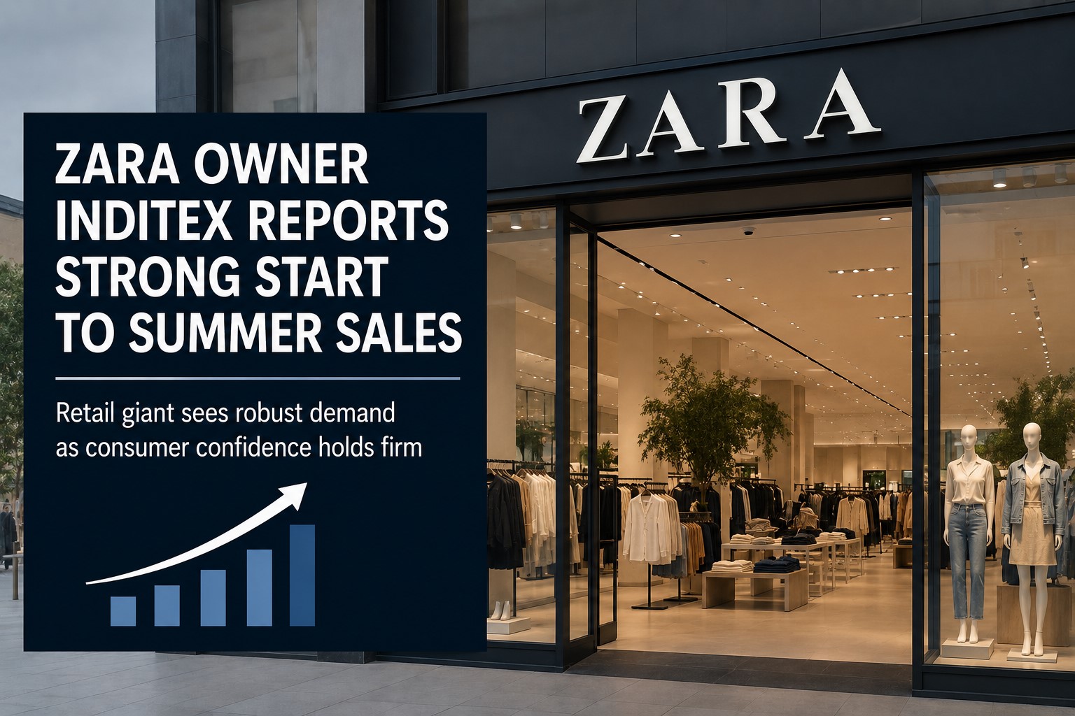 Zara Owner Inditex Reports Strong Summer Trading as Consumer Demand Holds Up