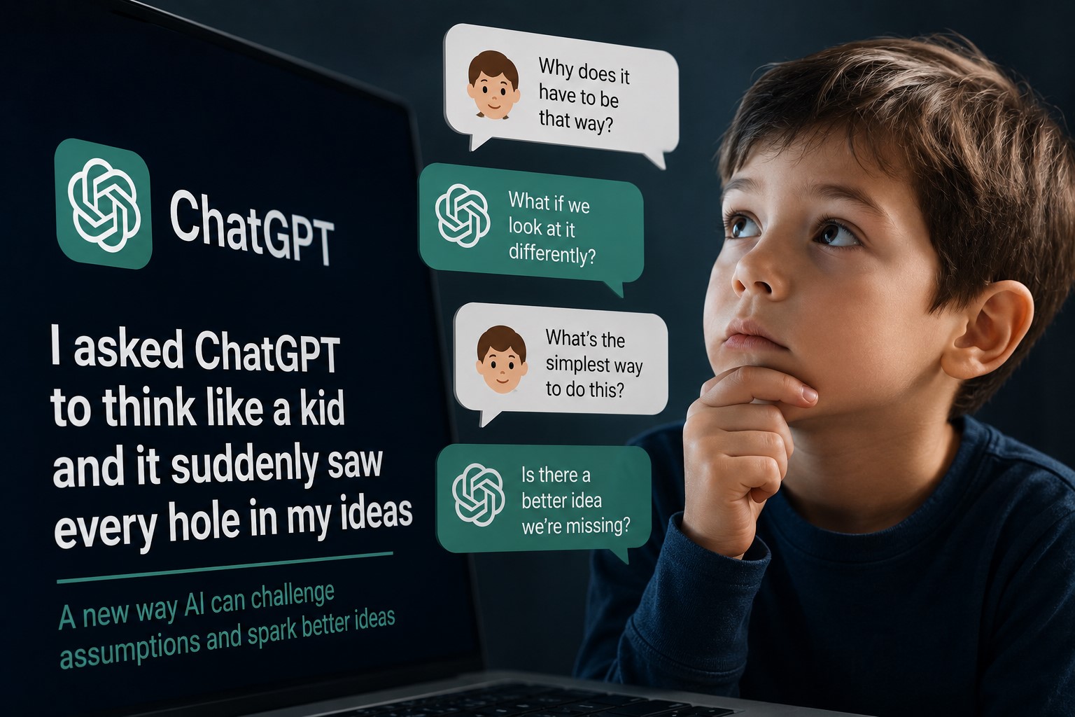 ChatGPT's ‘Childlike Thinking’ Reveals New Way to Challenge Human Assumptions