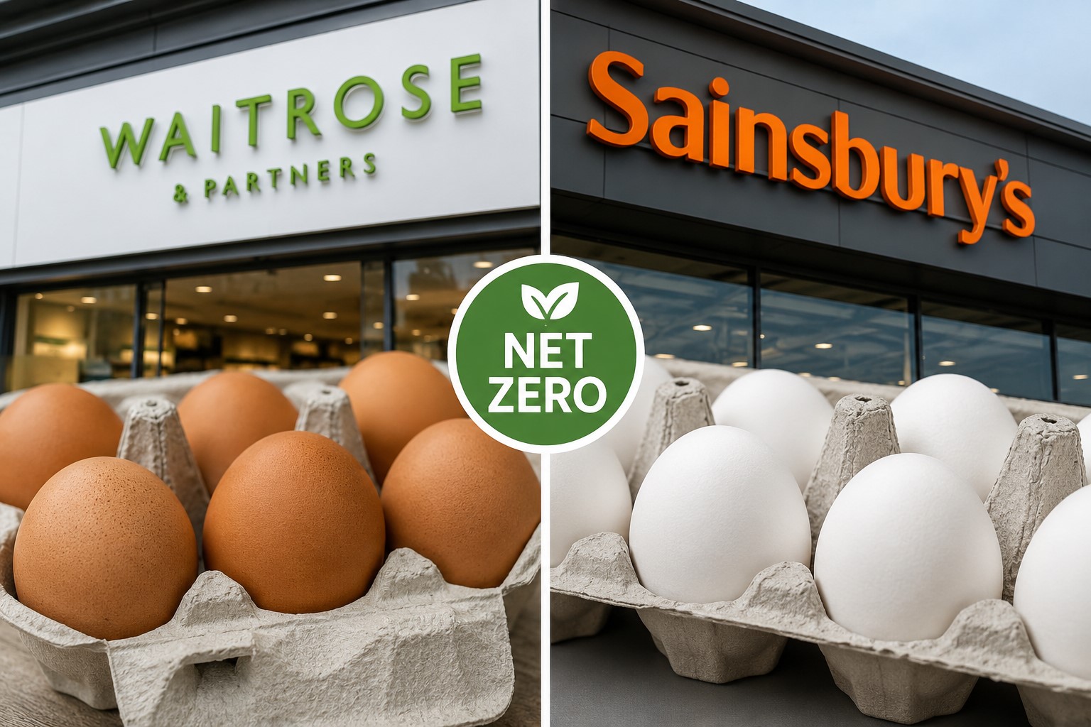 Waitrose to Keep Brown Eggs While Sainsbury’s Net Zero Strategy Sparks Debate