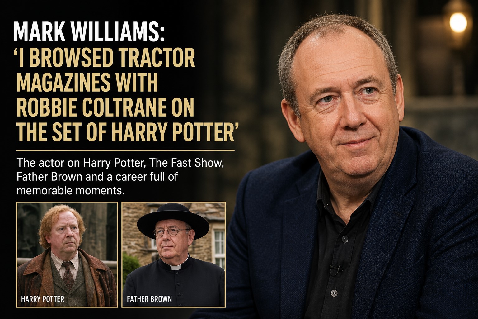 Mark Williams Reflects on Harry Potter, Comedy Classics and a Lifetime in British Entertainment