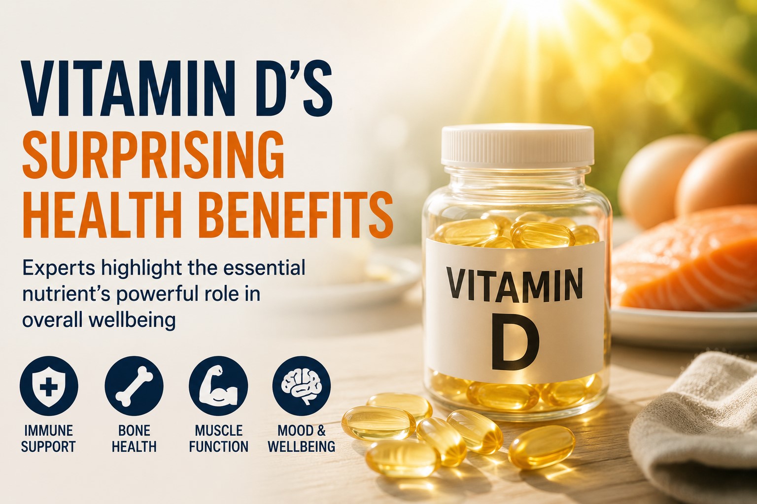 Vitamin D's Surprising Health Benefits Highlighted by Experts