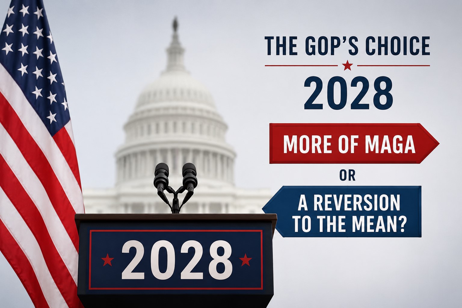 MORNING GLORY: The GOP’s 2028 Choice — Stay with MAGA or Shift Back to the Center