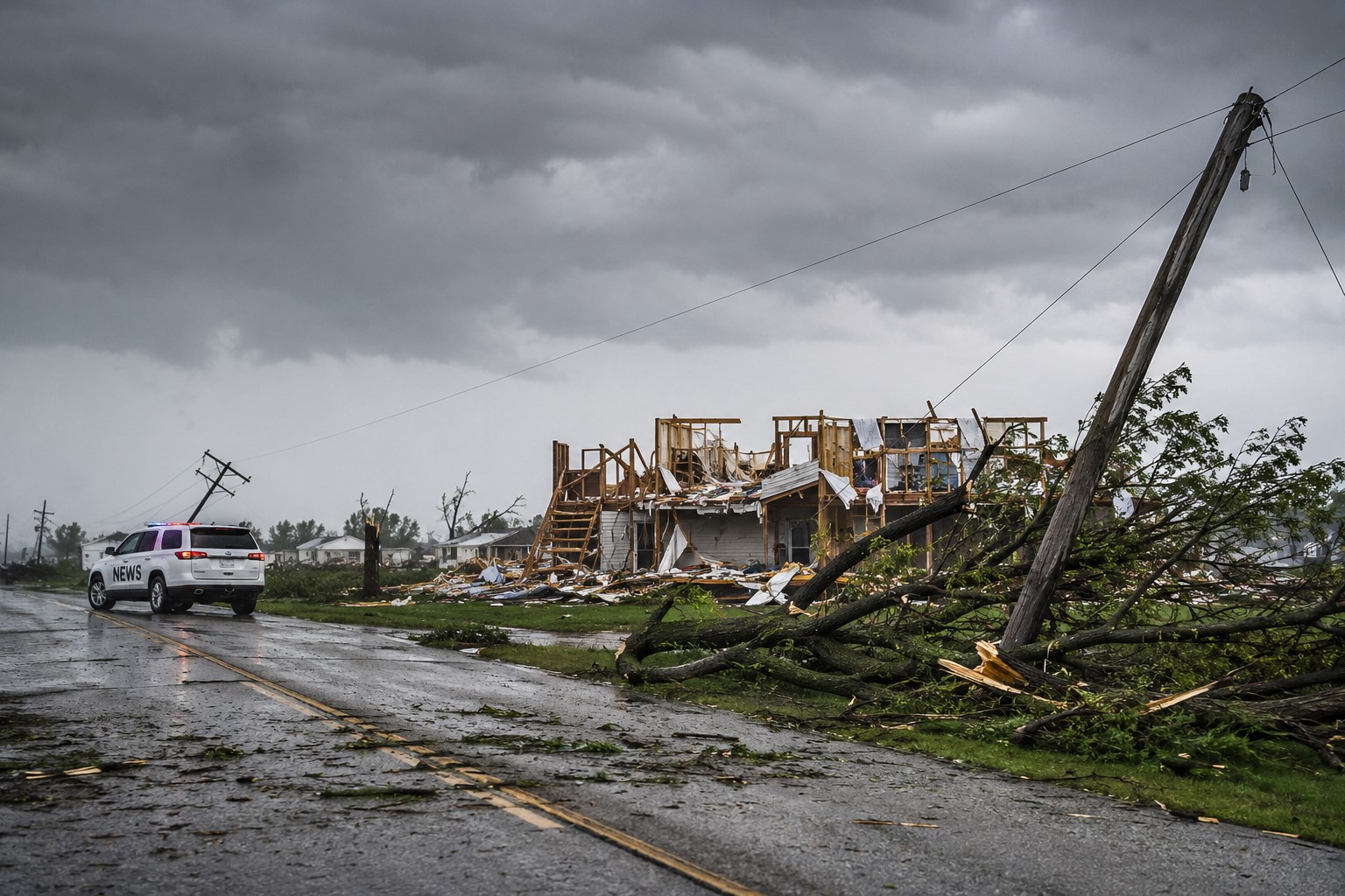 Deadly Storms and Suspected Tornadoes Tear Through Midwest, Leaving One Dead in Iowa and Causing Widespread Damage