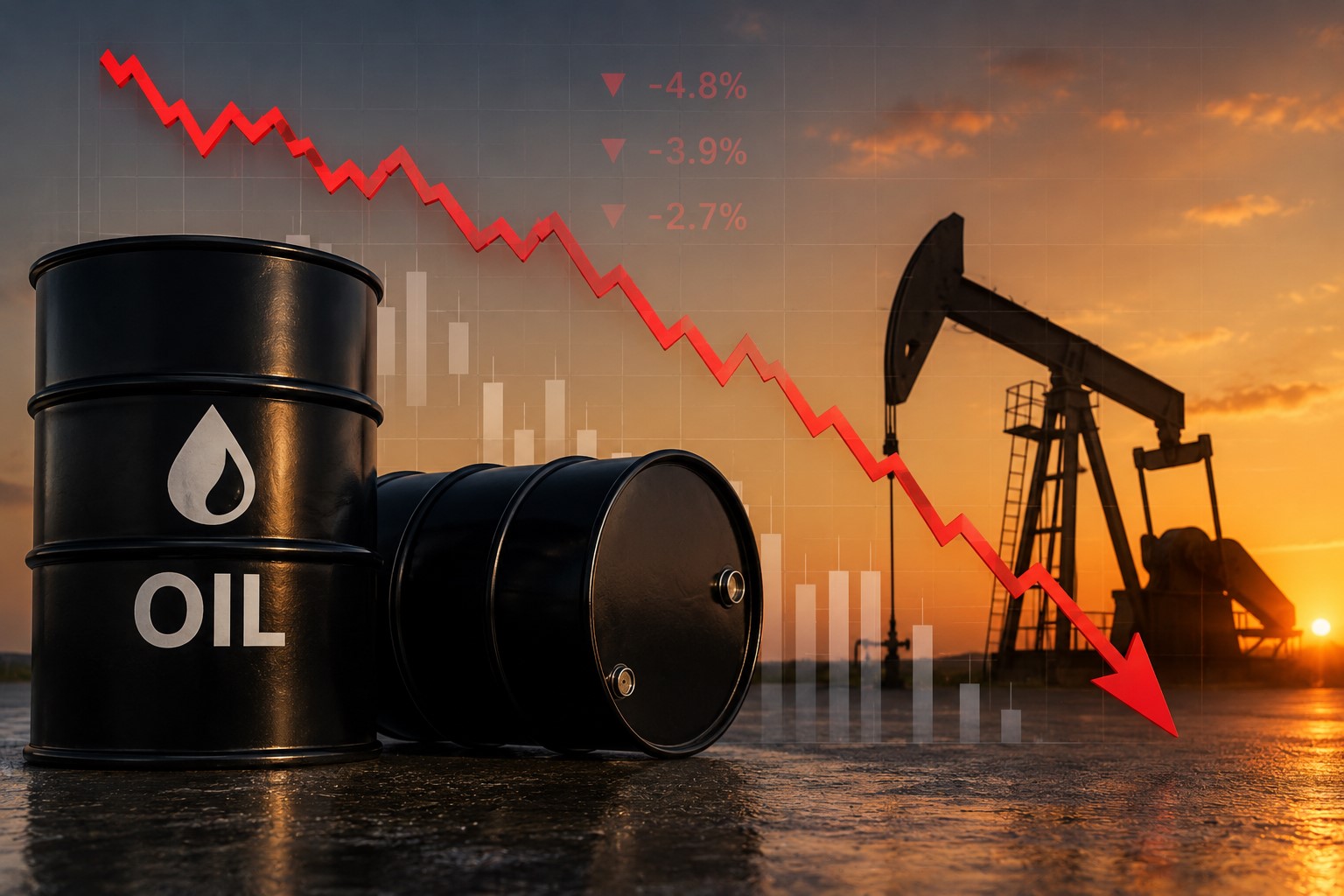 Oil Prices Slide as U.S.-Iran Agreement Eases Supply Concerns