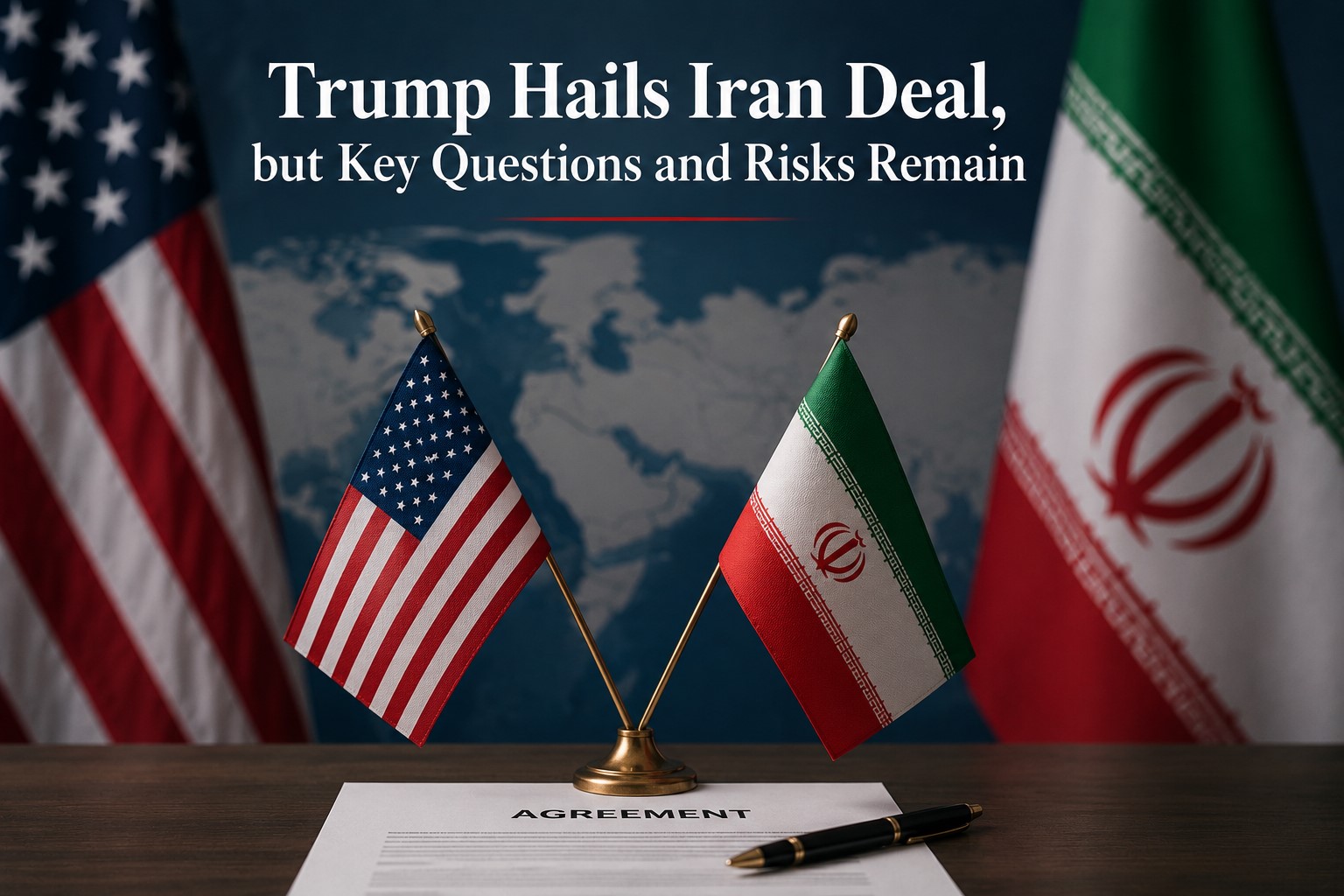 Trump Hails Iran Deal, but Key Questions and Risks Remain