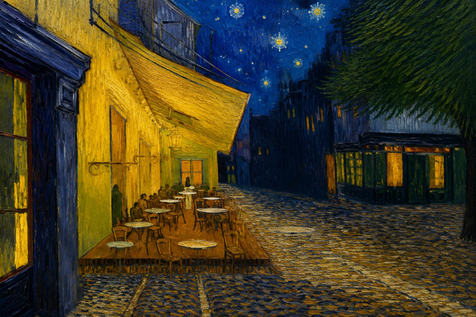 Five Hidden Details That Reveal the Genius Behind Van Gogh’s Café Terrace at Night