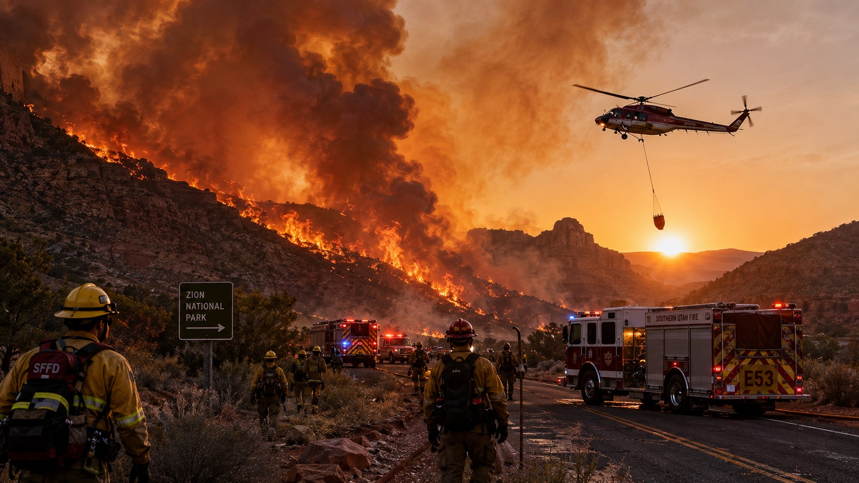 USA Breaking News: Utah Declares Emergency as Nation's Largest Wildfire Intensifies Before July Fourth