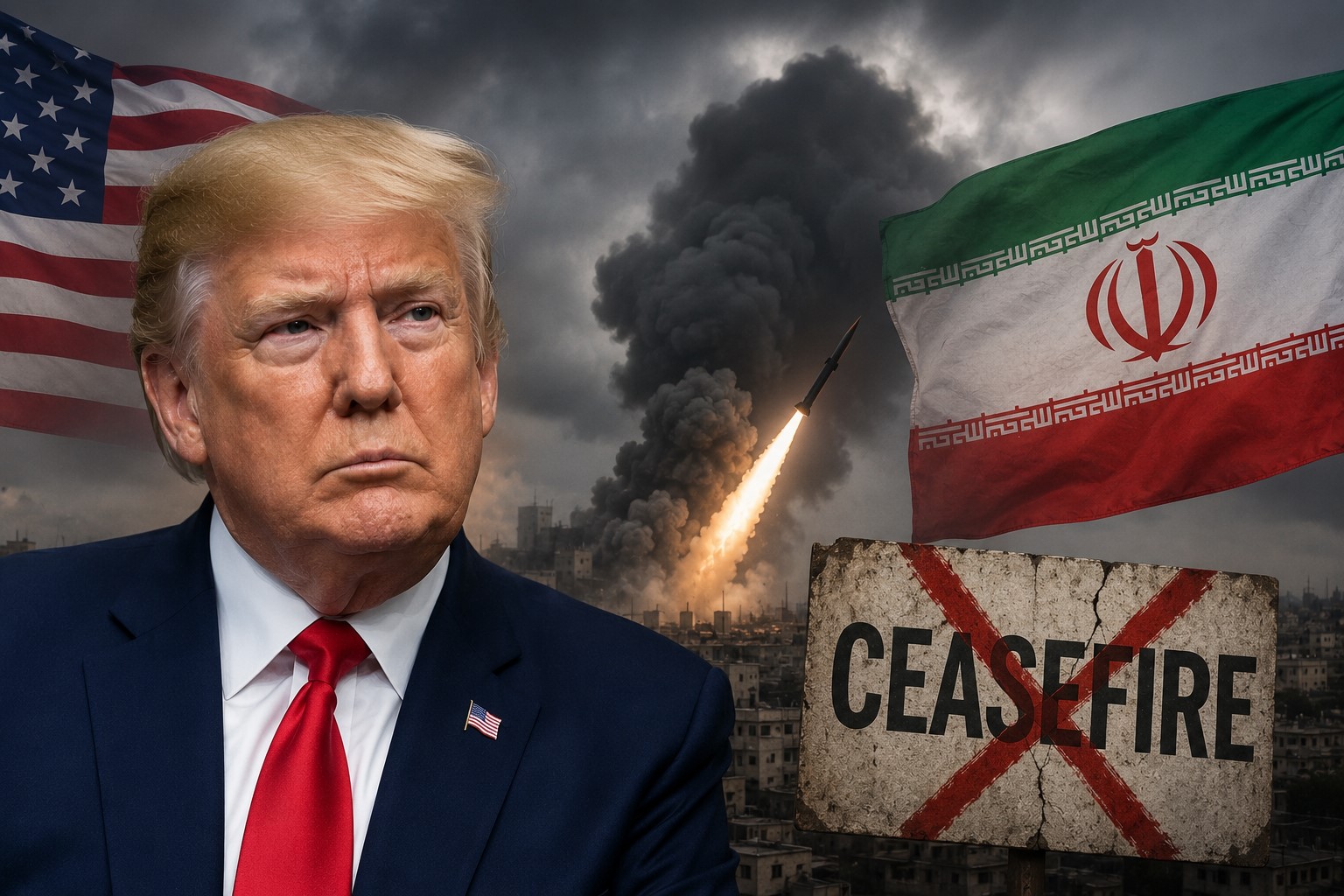 Trump Announces End of Iran Ceasefire as Regional Tensions Escalate