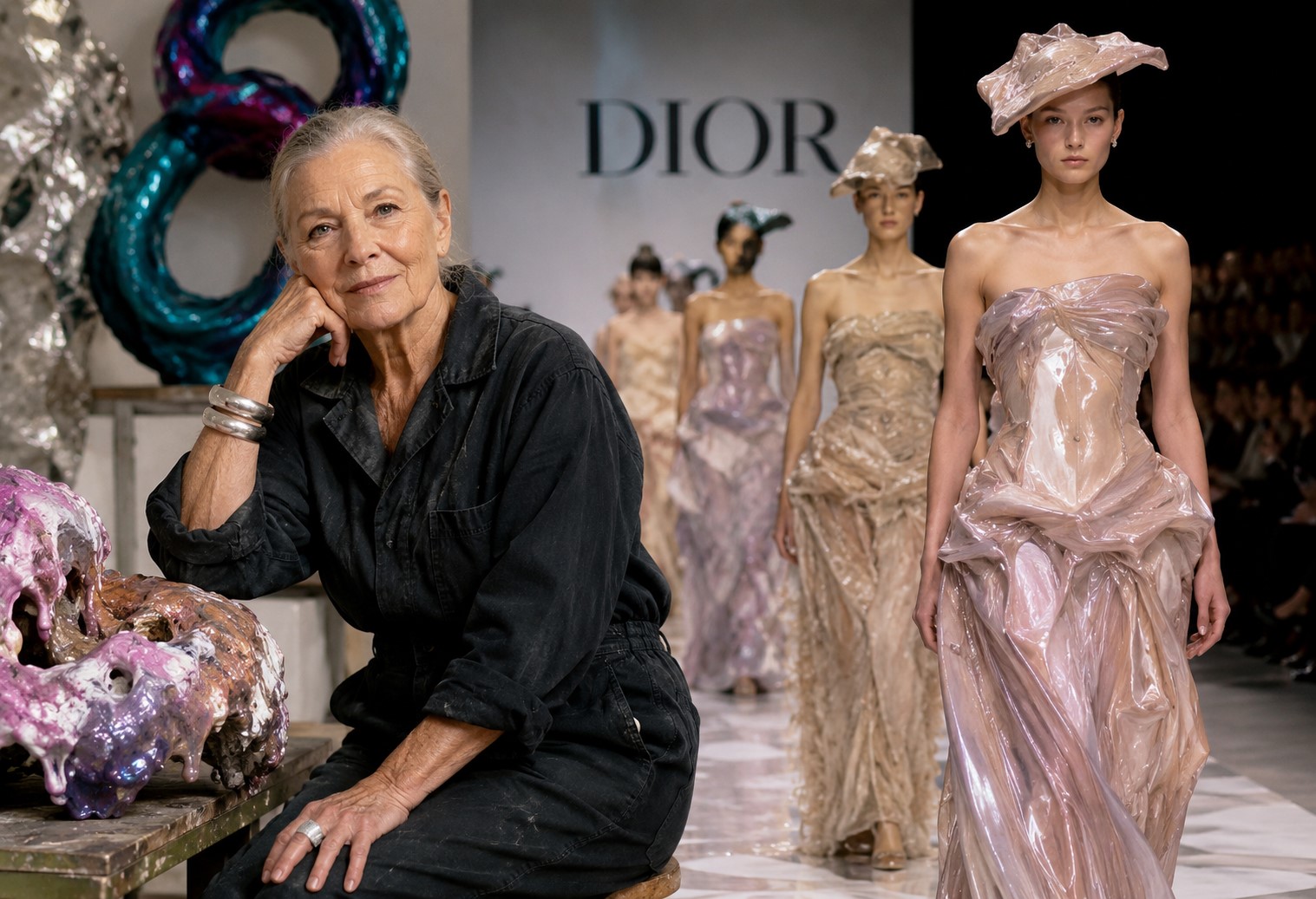 At 84, Trailblazing Artist Becomes an Unlikely Dior Muse
