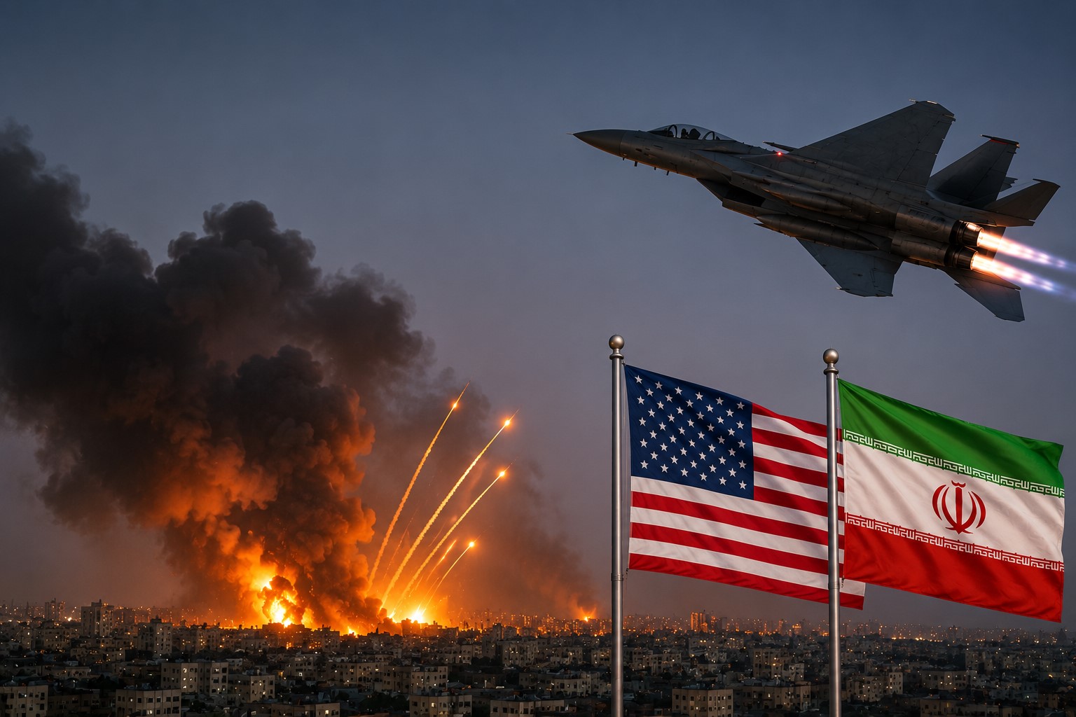 U.S. Launches Fresh Strikes as Iran Conflict Intensifies