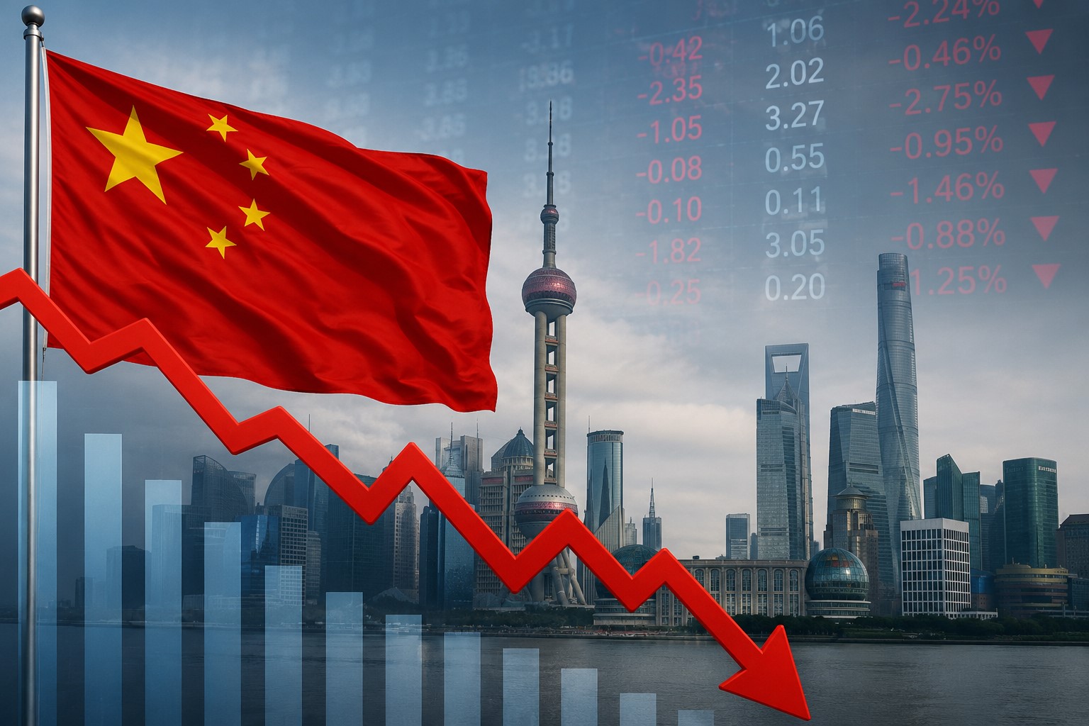China’s Economic Growth Slows to Its Weakest Pace in Years