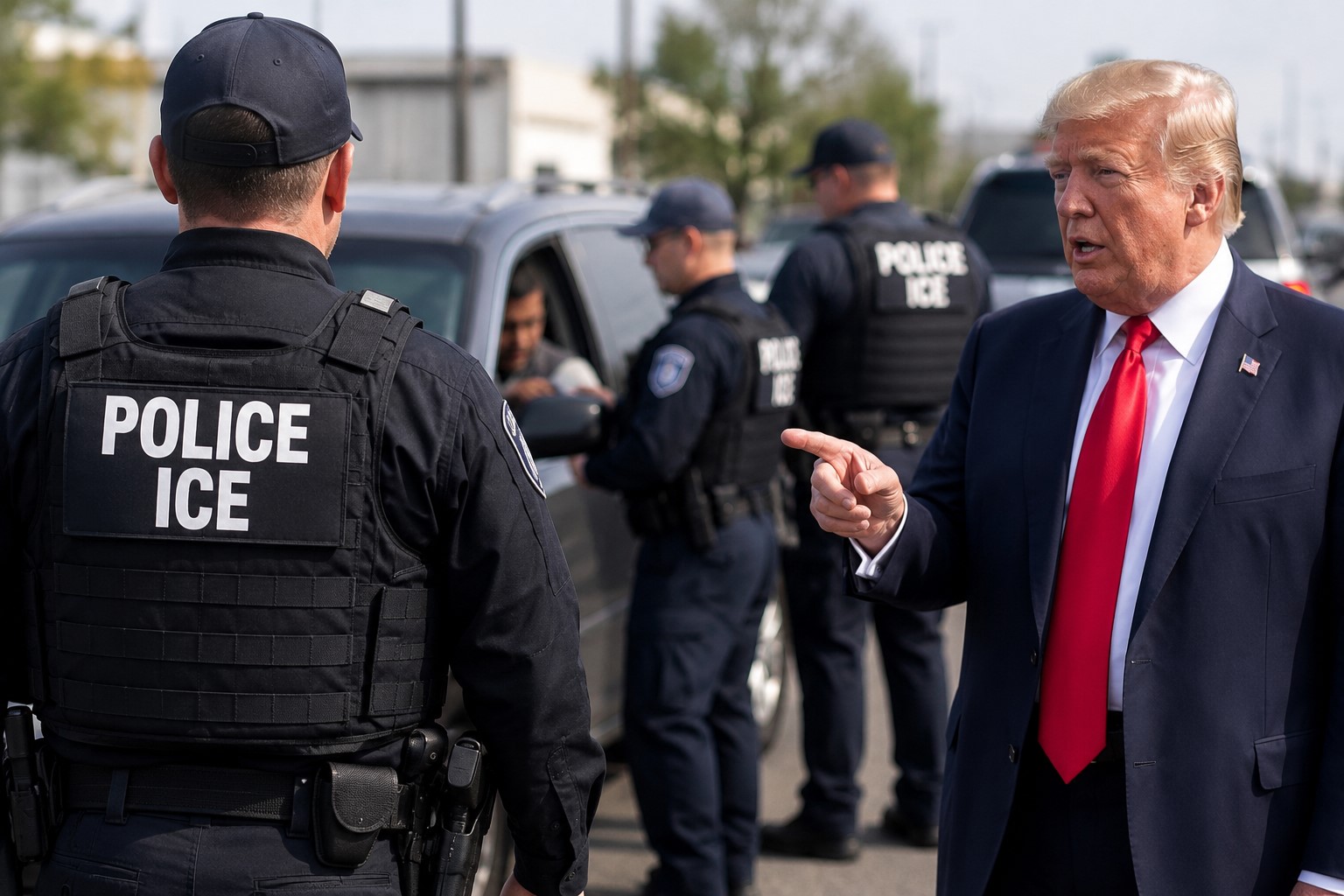 Trump Reverses Course on ICE Traffic Stop Pause, Calls for Stronger Immigration Enforcement