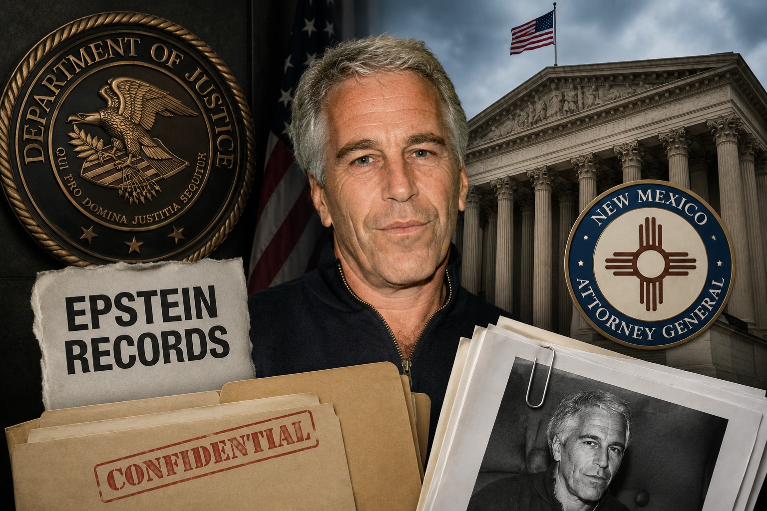 New Mexico Attorney General and U.S. DOJ Clash Over Release of Epstein Records