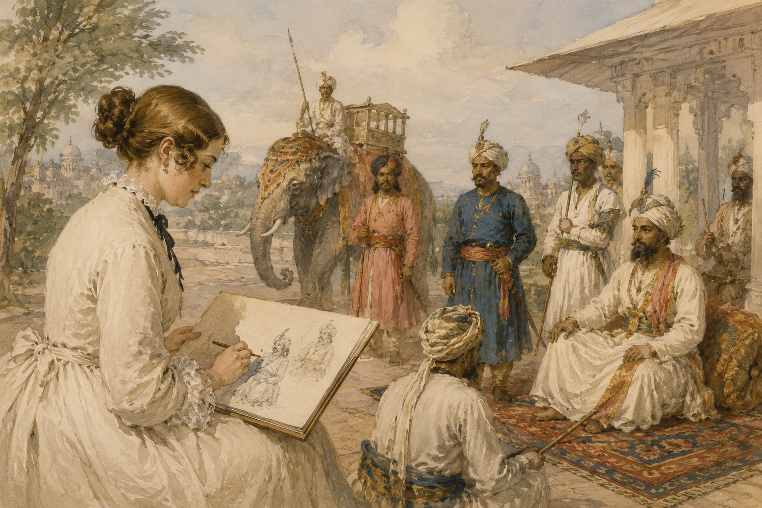 The British Artist Who Captured India Through Sketches Before the Age of Photography