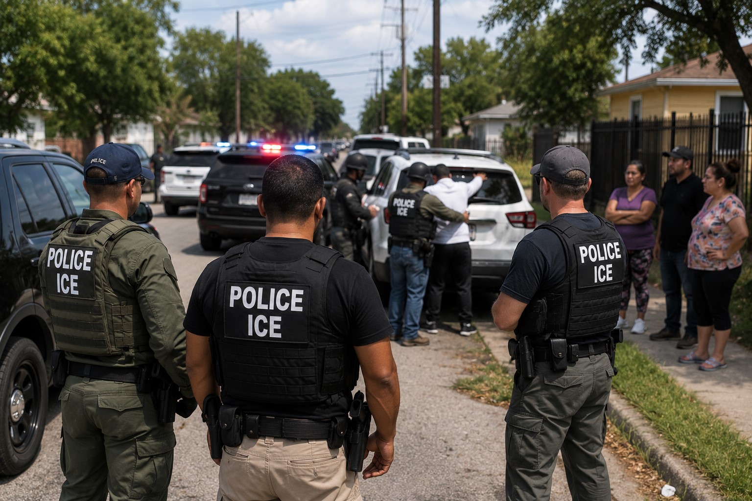Houston Immigration Raid Shooting Sparks Fresh Debate Over U.S. Immigration Policy