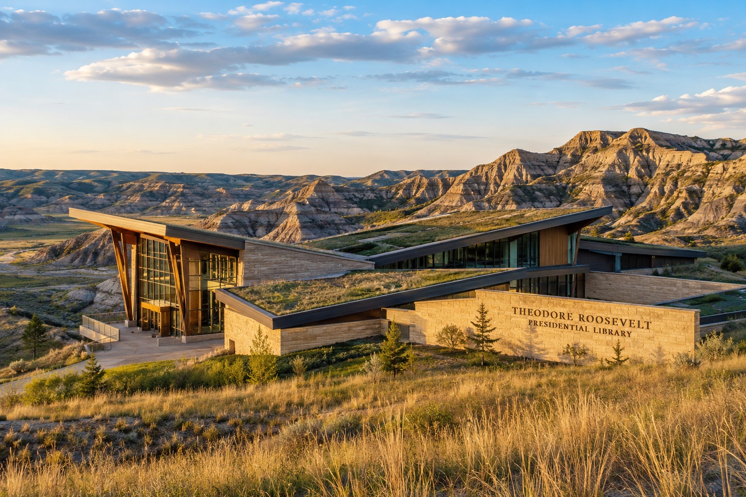 Inside the Spectacular Theodore Roosevelt Presidential Library in North Dakota’s Badlands