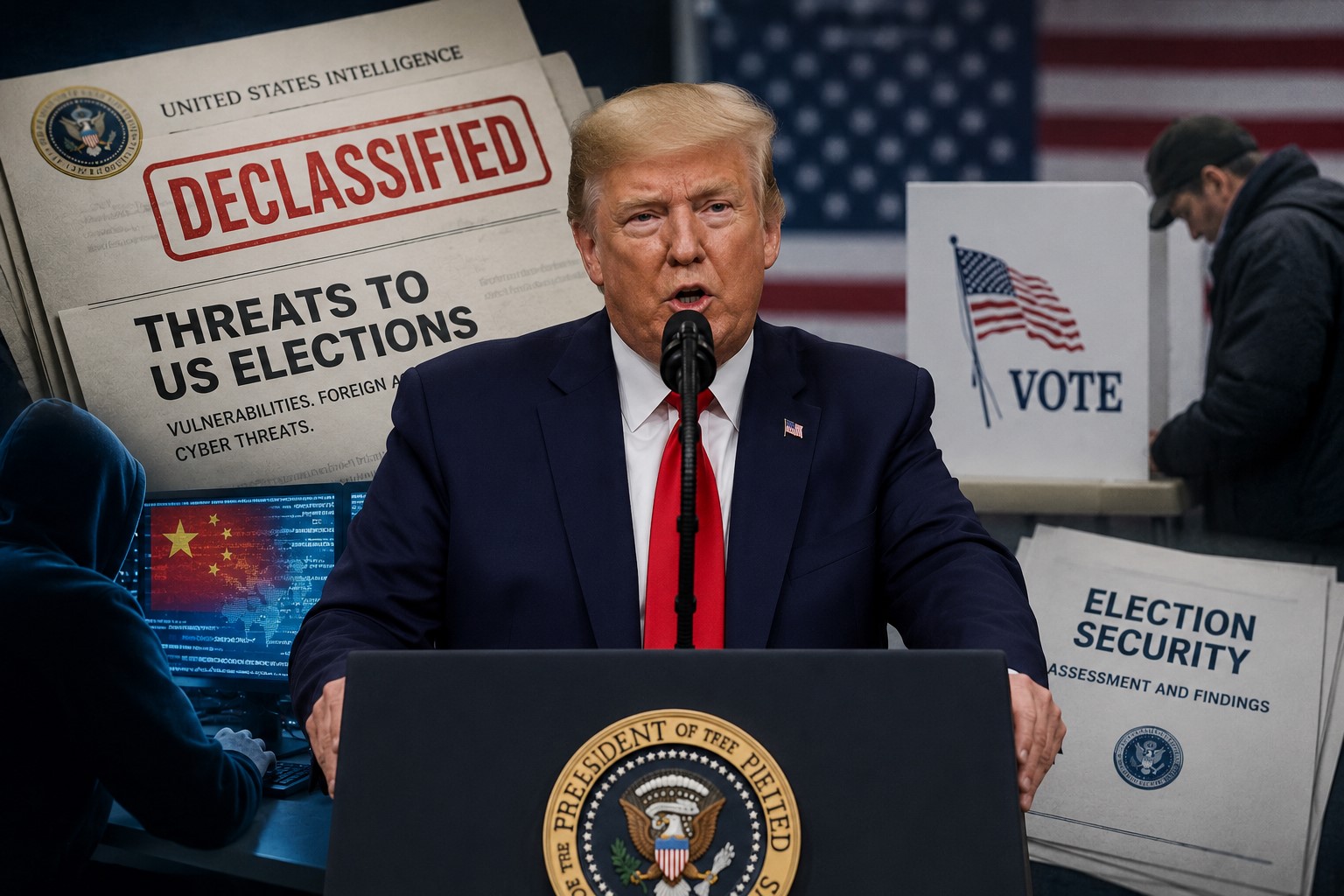 Key Takeaways From Trump’s Speech on Declassified Documents and US Election Security