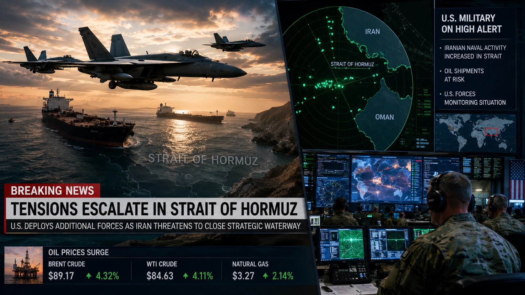 U.S. Strikes on Iran Deepen Global Crisis as Strait of Hormuz Tensions Escalate