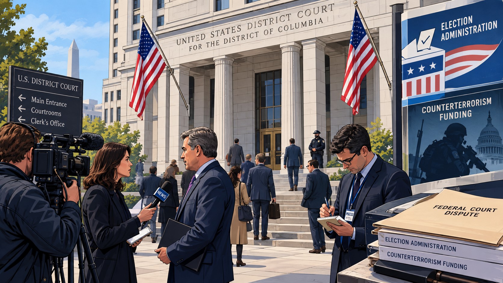 Federal Judge Blocks Trump Administration Plan Linking Counterterrorism Grants to Election Rules