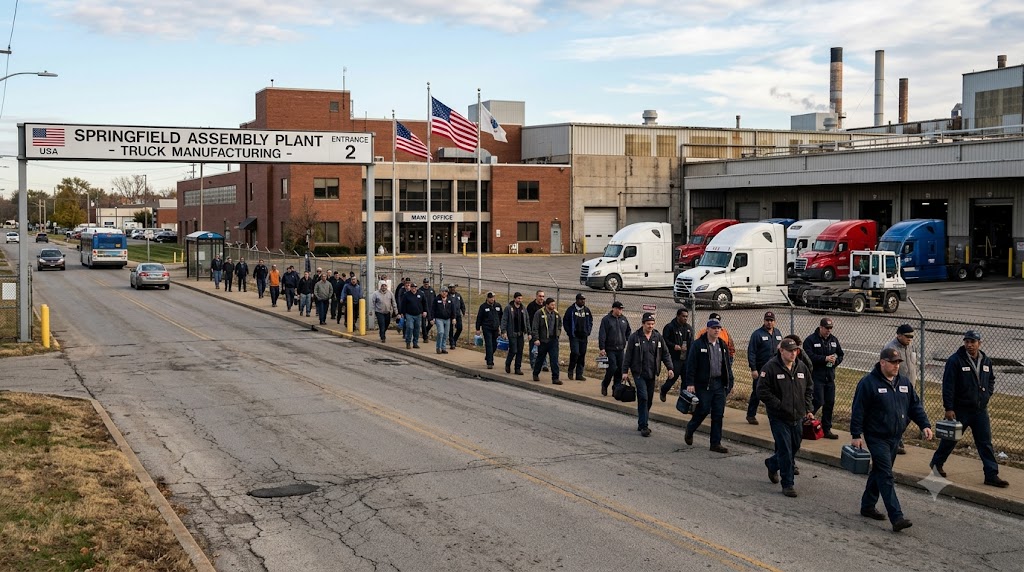 Nearly 1,400 Workers Laid Off at Ohio Truck Factory