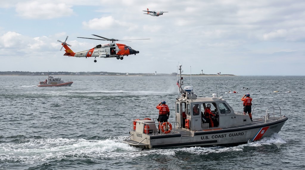 Coast Guard Suspends Search for Six After Medical Jet Crash Near Nantucket