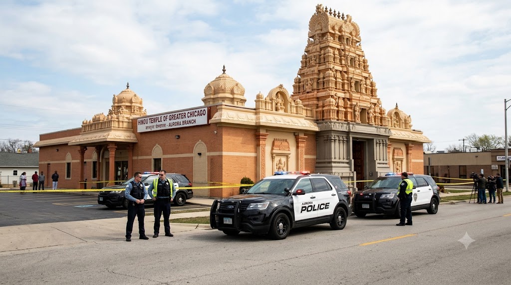 Illinois Man Charged in Alleged Plot Targeting Hindu Temple