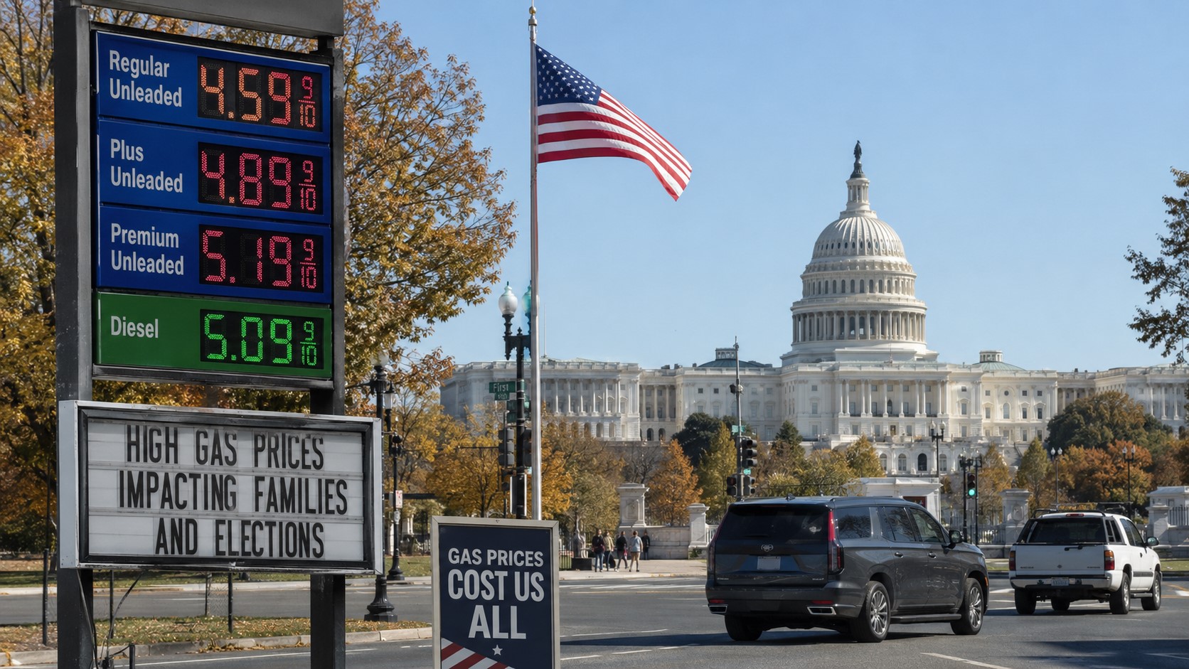 Trump’s Iran War and Rising Gas Prices Put Republicans Under Pressure Ahead of Midterms